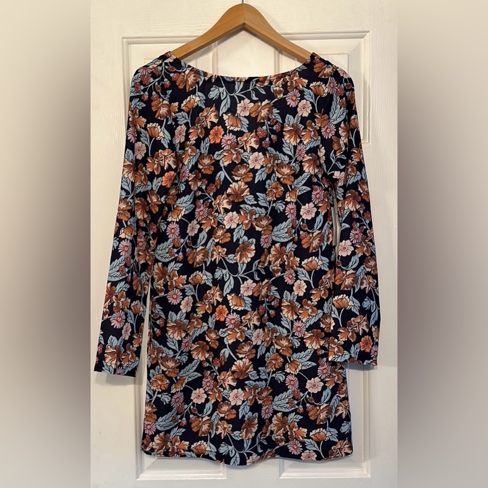Halogen floral print mini dress, XS